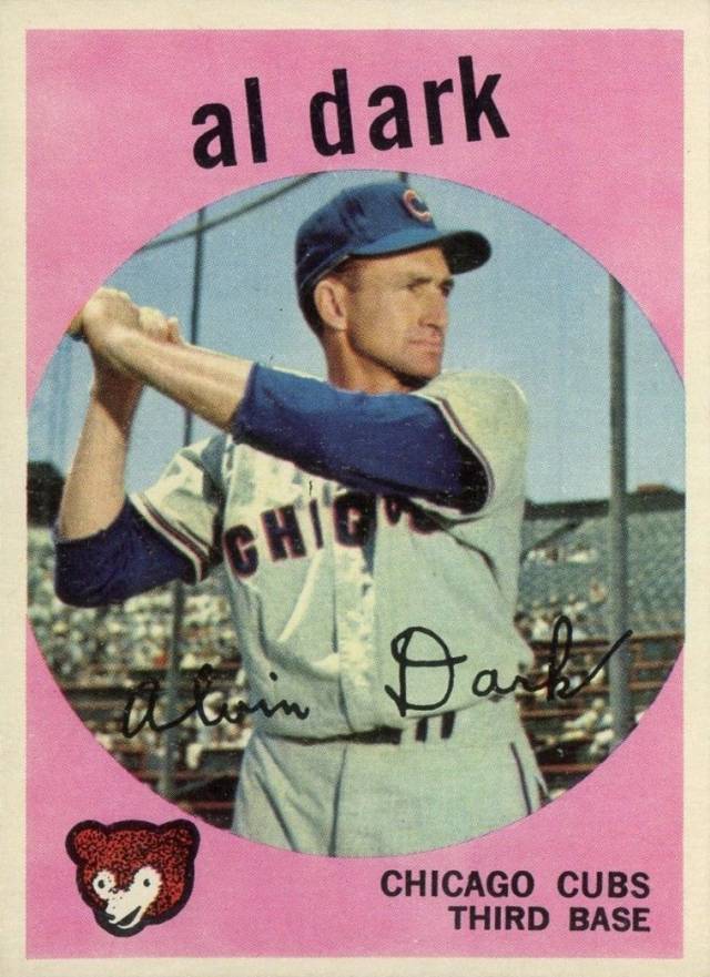 1959 Topps Al Dark #502 Baseball Card