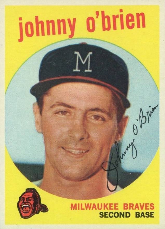 1959 Topps Johnny O'Brien #499 Baseball Card
