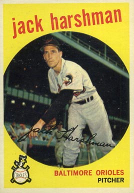 1959 Topps Jack Harshman #475 Baseball Card