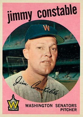 1959 Topps Jimmy Constable #451 Baseball Card
