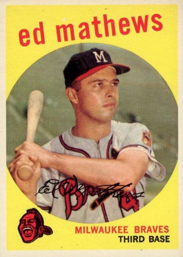 1959 Topps Ed Mathews #450 Baseball Card