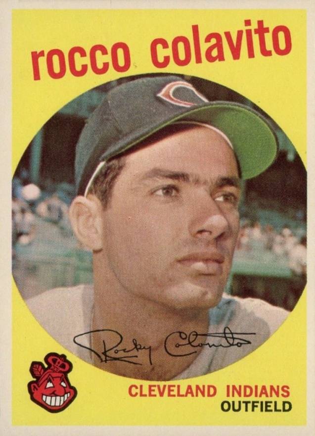 1959 Topps Rocky Colavito #420 Baseball Card