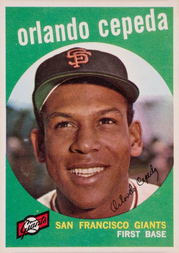 1959 Topps Orlando Cepeda #390 Baseball Card