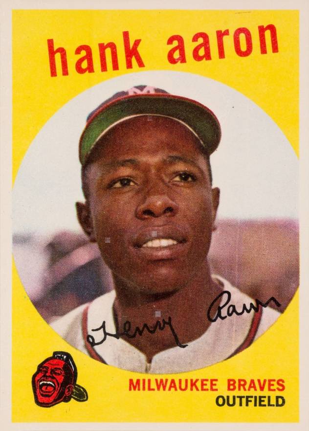 1959 Topps Hank Aaron #380 Baseball Card
