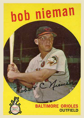 1959 Topps Bob Nieman #375 Baseball Card