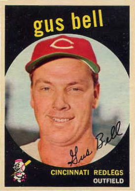 1959 Topps Gus Bell #365 Baseball Card