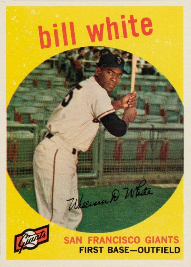 1959 Topps Bill White #359 Baseball Card