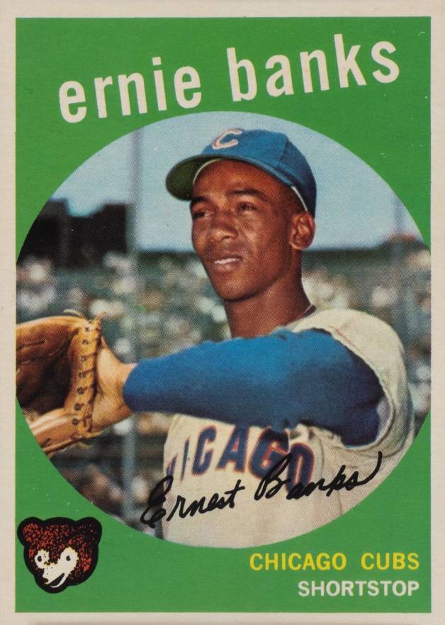 1959 Topps Ernie Banks #350 Baseball Card