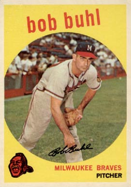 1959 Topps Bob Buhl #347 Baseball Card