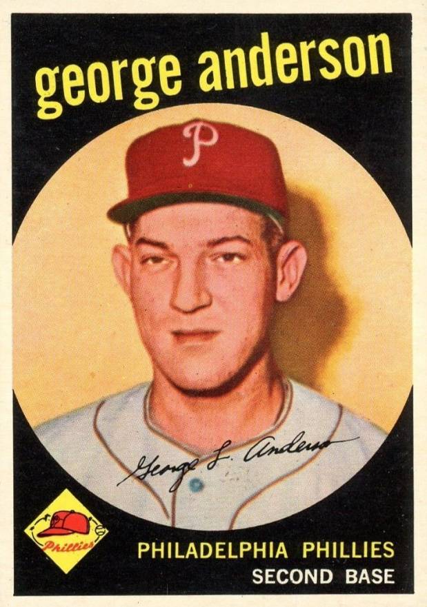 1959 Topps George Anderson #338 Baseball Card