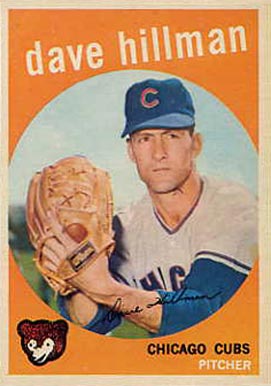 1959 Topps Dave Hillman #319 Baseball Card