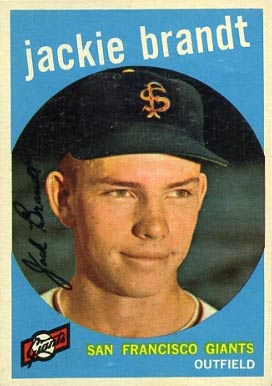 1959 Topps Jackie Brandt #297 Baseball Card