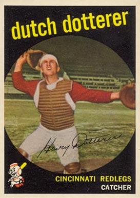 1959 Topps Dutch Dotterer #288 Baseball Card