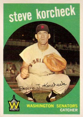 1959 Topps Steve Korcheck #284 Baseball Card