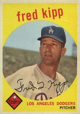 1959 Topps Fred Kipp #258 Baseball Card