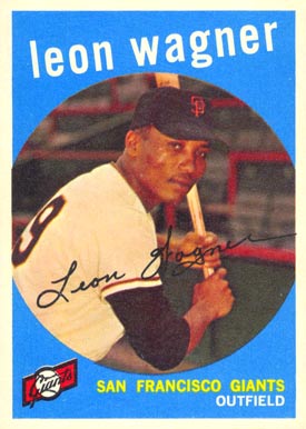 1959 Topps Leon Wagner #257 Baseball Card