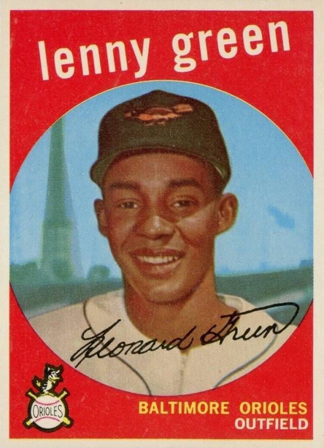 1959 Topps Lenny Green #209 Baseball Card