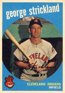 1959 Topps George Strickland #207 Baseball Card