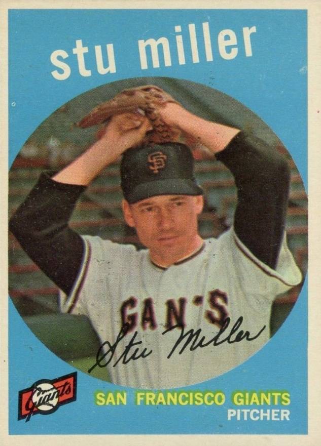 1959 Topps Stu Miller #183 Baseball Card