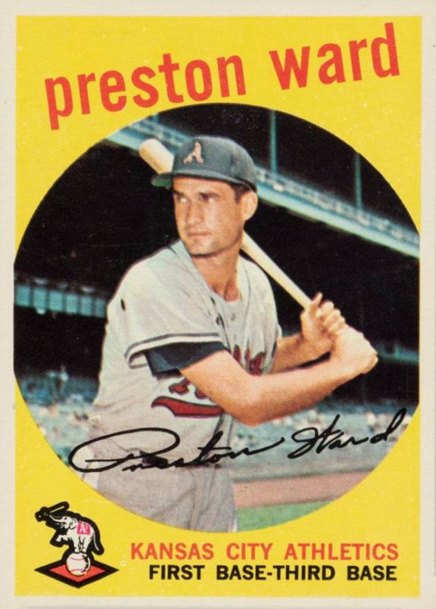 1959 Topps Preston Ward #176 Baseball Card