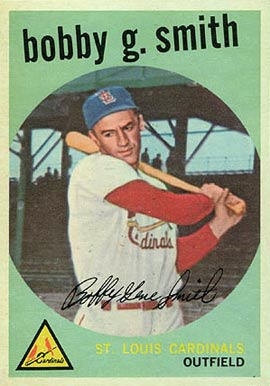 1959 Topps Bobby G. Smith #162 Baseball Card