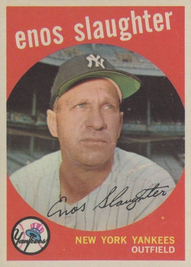 1959 Topps Enos Slaughter #155 Baseball Card