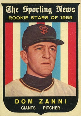 1959 Topps Dom Zanni #145 Baseball Card