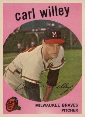 1959 Topps Carl Willey #95 Baseball Card