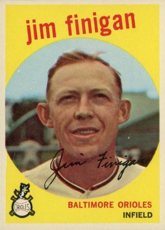 1959 Topps Jim Finigan #47 Baseball Card