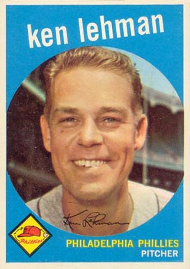 1959 Topps Ken Lehman #31 Baseball Card