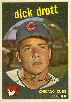 1959 Topps Dick Drott #15 Baseball Card