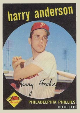 1959 Topps Harry Anderson #85 Baseball Card