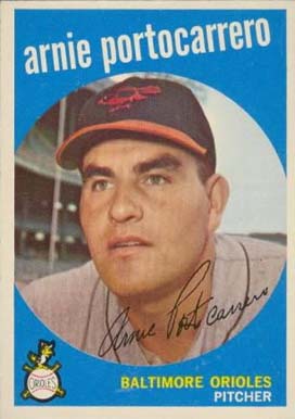 1959 Topps Arnie Portocarrero #98 Baseball Card