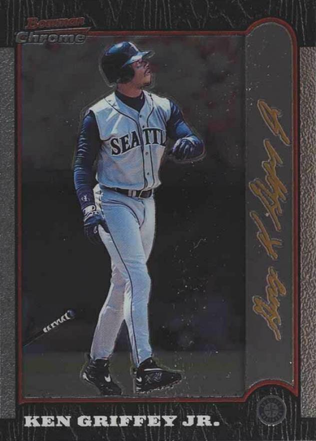 1999 Bowman Chrome Gold Ken Griffey Jr. #52 Baseball Card