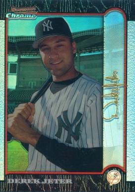 1999 Bowman Chrome Gold Derek Jeter #290 Baseball Card