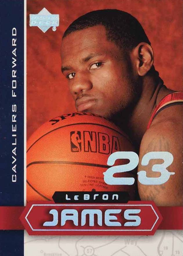 2003 Upper Deck Superstars Gift Box Bonus LeBron James #LBJ-1 Basketball Card