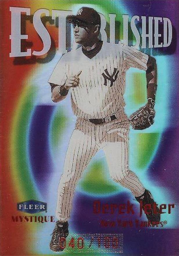 1999 Fleer Mystique Established Derek Jeter #2 Baseball Card