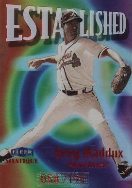 1999 Fleer Mystique Established Greg Maddux #4 Baseball Card