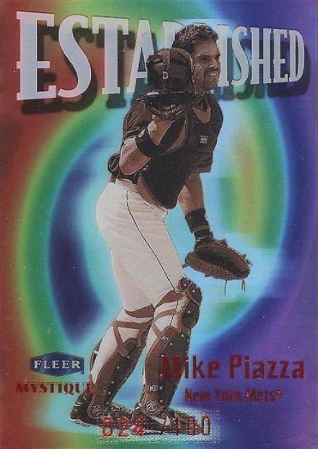 1999 Fleer Mystique Established Mike Piazza #6 Baseball Card