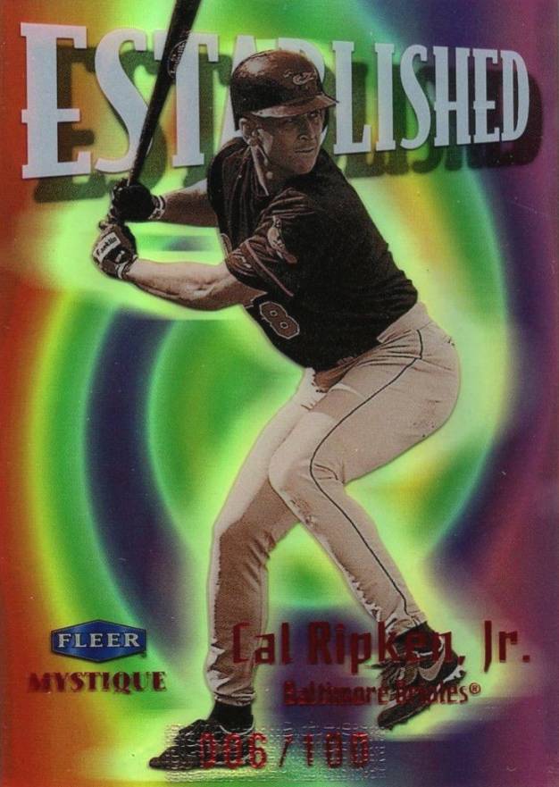 1999 Fleer Mystique Established Cal Ripken Jr. #7 Baseball Card