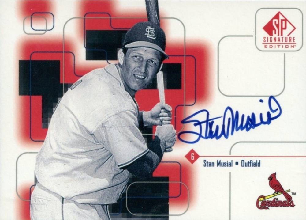 1999 SP Signature Autographs Stan Musial #SM Baseball Card