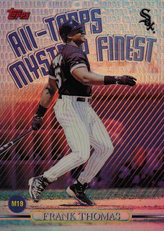 1999 Topps All-Topps Mystery Finest Frank Thomas #M19 Baseball Card