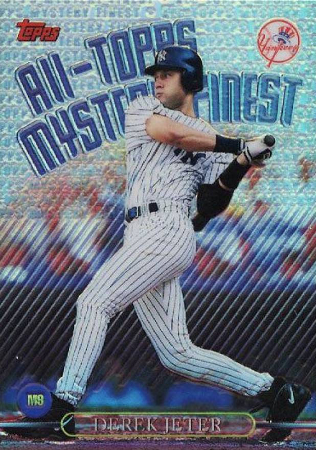 1999 Topps All-Topps Mystery Finest Derek Jeter #M9 Baseball Card