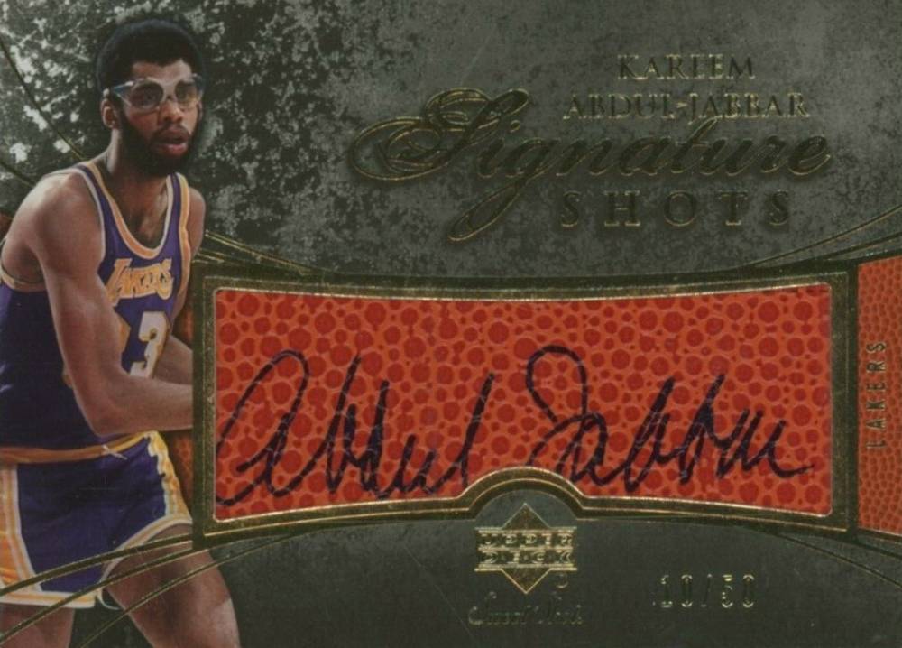 2007 Upper Deck Sweet Shot Signature Shots Kareem Abdul-Jabbar #SS-KA Basketball Card