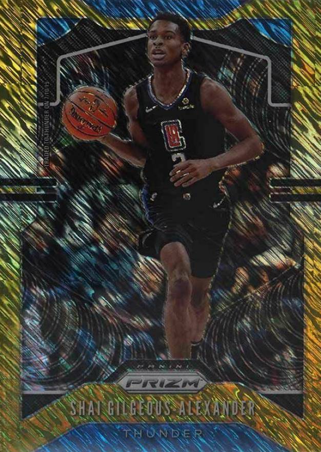 2019 Panini Prizm Shai Gilgeous-Alexander #122 Basketball Card