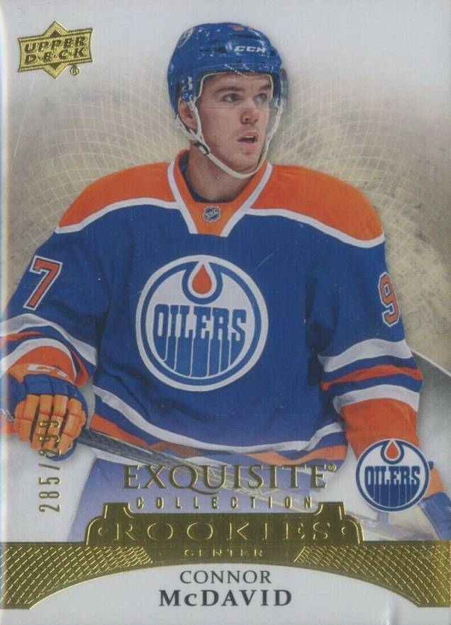 2015 Upper Deck Ice Exquisite Collection Rookie Connor McDavid #R-30 Hockey Card