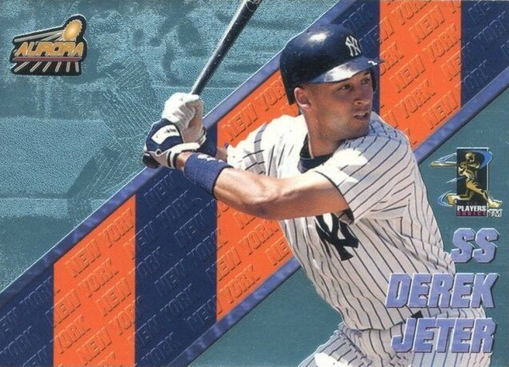 1998 Pacific Aurora Pennant Fever Derek Jeter #2 Baseball Card