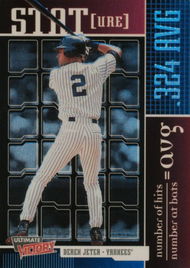 1999 Ultimate Victory STATure Derek Jeter #S8 Baseball Card