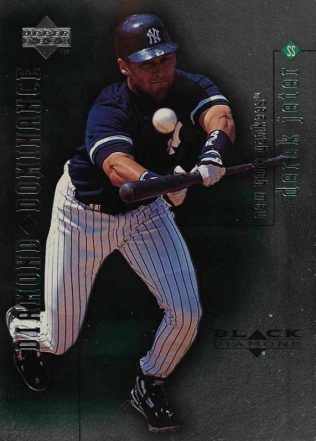 1999 Upper Deck Black Diamond Diamond Dominance Derek Jeter #D2 Baseball Card