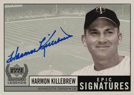 1999 Upper Deck Century Legends Epic Signatures Harmon Killebrew #HK Baseball Card